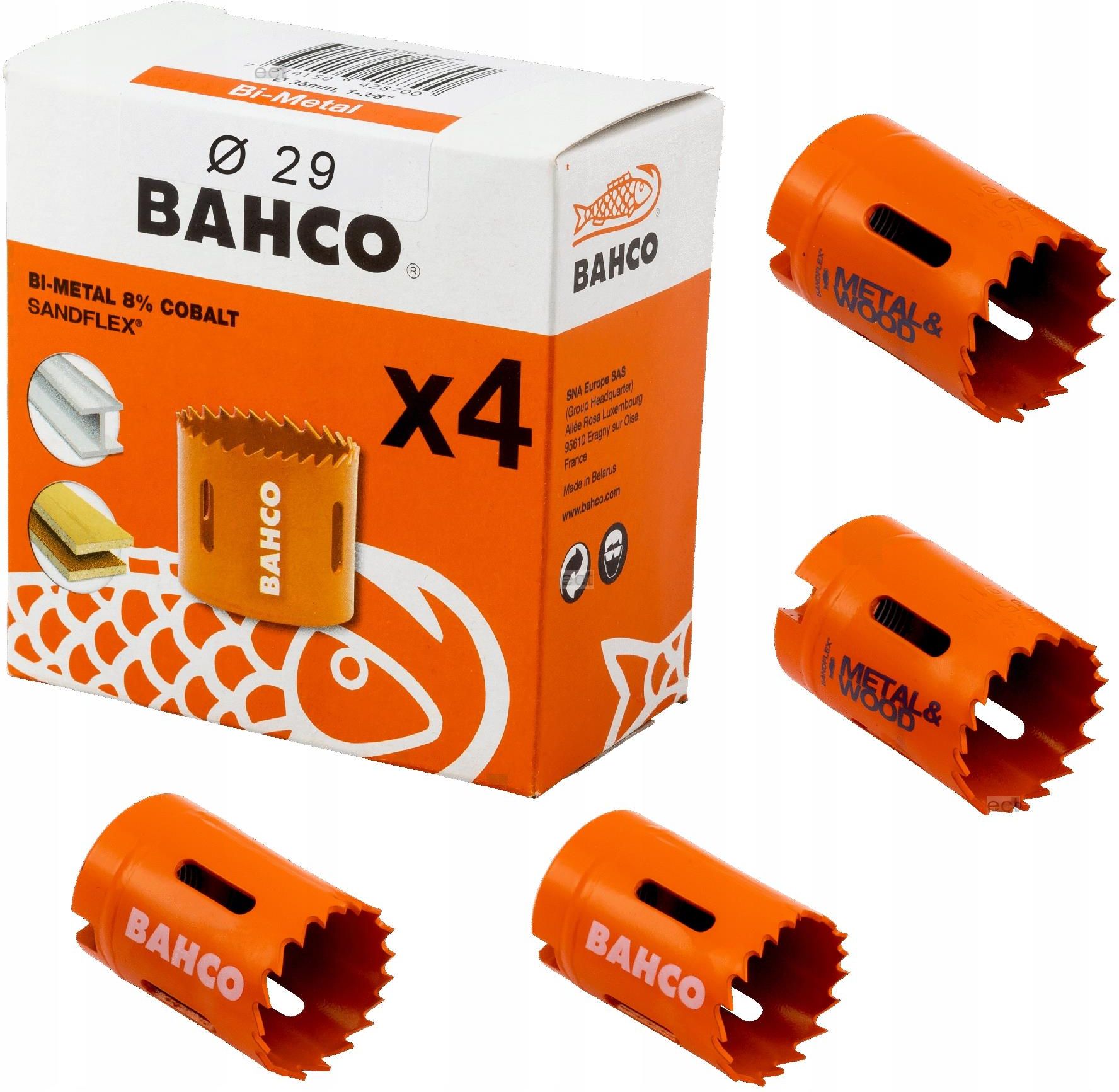 Коронка биметаллическая Bahco д. 29 мм