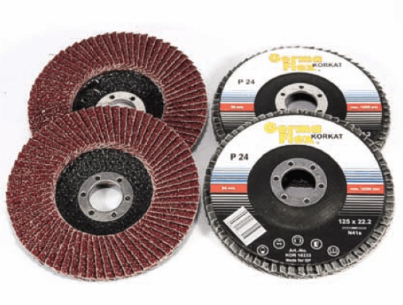 Круг лепестковый торцевой (КЛТ) GermaFlex d. 125 мм Р 120