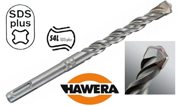 Сверло по бетону Hawera Sds Plus S4 d. 10 х 110 мм (Суперцена!)